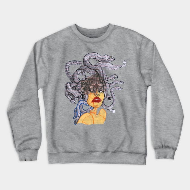 Medusa Crewneck Sweatshirt by MonsoonartsbyM